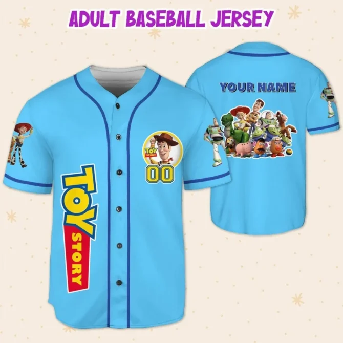 Custom Toy Story Baseball Jersey - Personalize For Kids, Youth & Adults! - Image 5