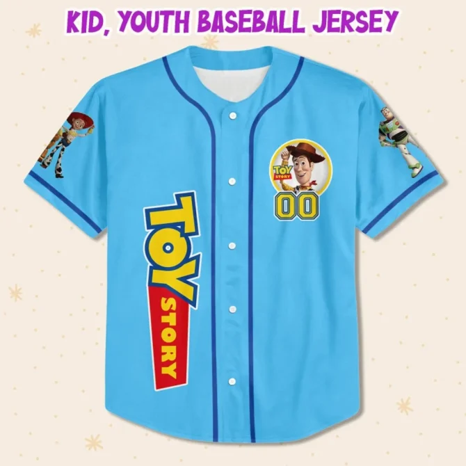 Custom Toy Story Baseball Jersey - Personalize For Kids, Youth & Adults! - Image 2
