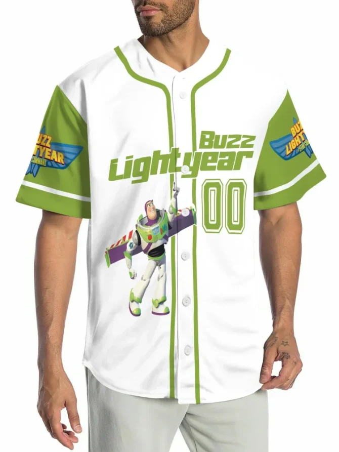Custom Buzz Lightyear Baseball Jersey - Add Your Name & Number - Perfect Gift For Fans! - Image 5