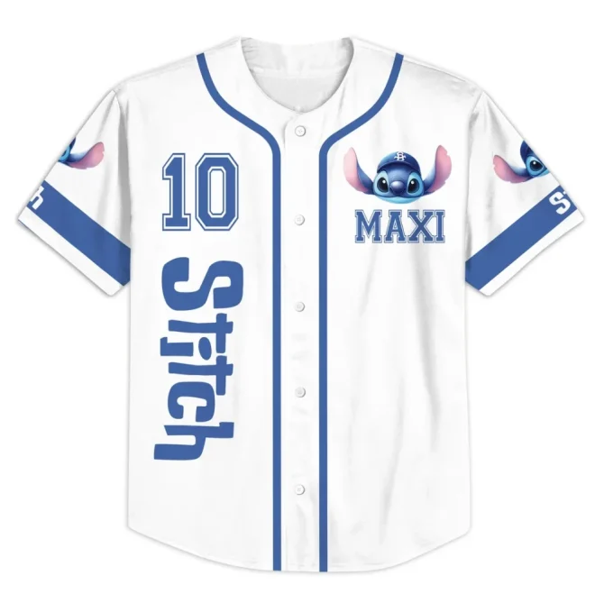 Custom Stitch Baseball Jersey - Personalized Text & Number - Perfect Gift For Fans! - Image 2