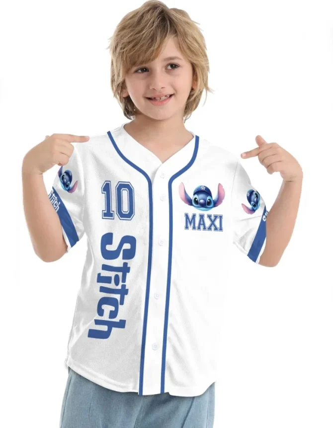 Custom Stitch Baseball Jersey - Personalized Text & Number - Perfect Gift For Fans! - Image 3