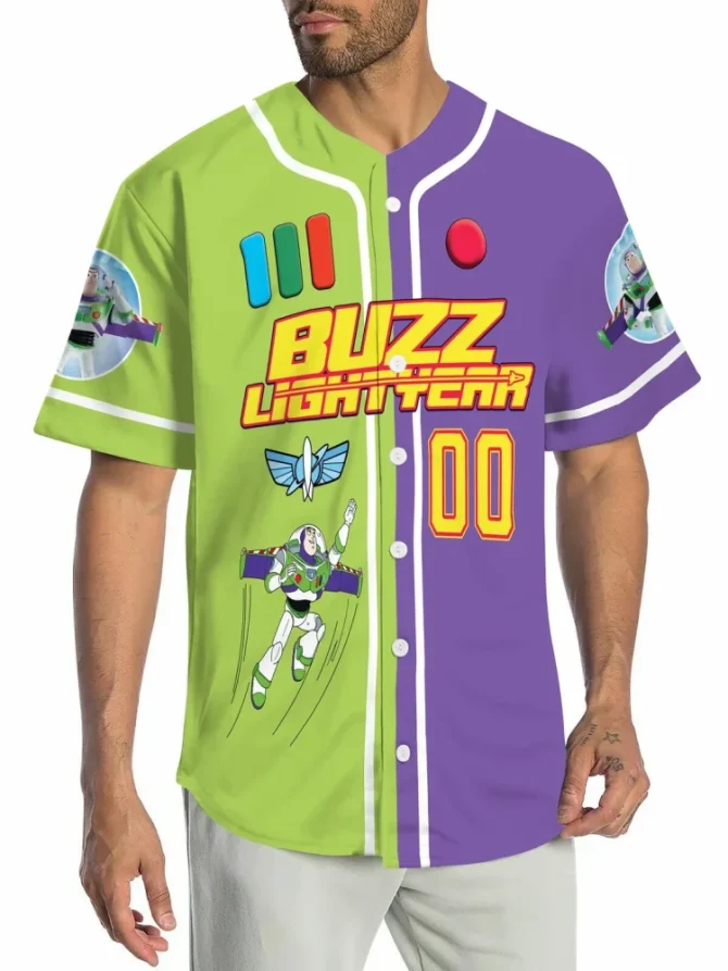 Custom Buzz Lightyear Baseball Jersey - Add Your Name & Number - Toy Story Fan Gear - Image 5