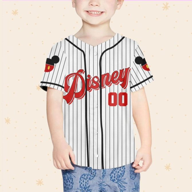 Custom Disney Baseball Jersey For Kids/Youth/Adults - Personalized Name & Design - Image 4