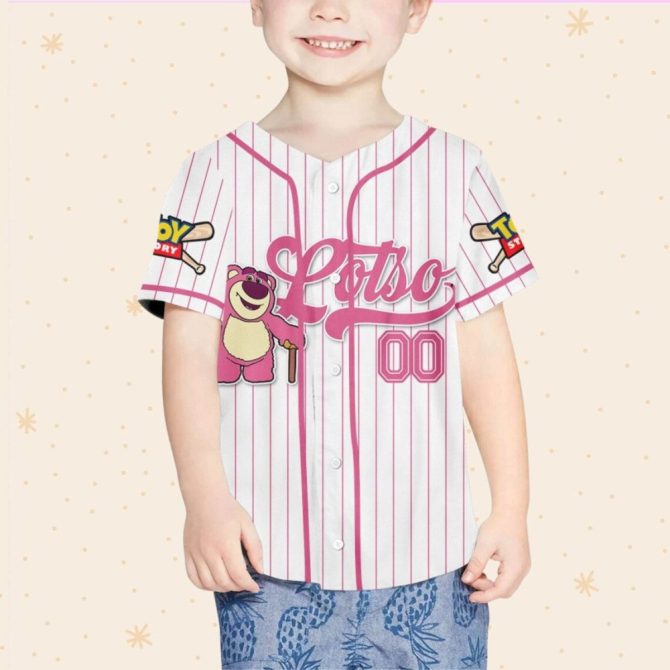 Customizable Kids/Youth Baseball Jersey - Cute Bear Theme, Add Your Name! - Image 4