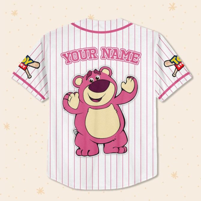 Customizable Kids/Youth Baseball Jersey - Cute Bear Theme, Add Your Name! - Image 3