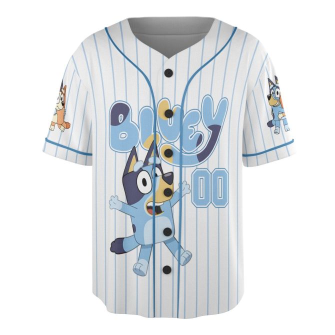 Customizable Kids' Cartoon Baseball Jersey - Fun Character Print - Add Your Name! - Image 3