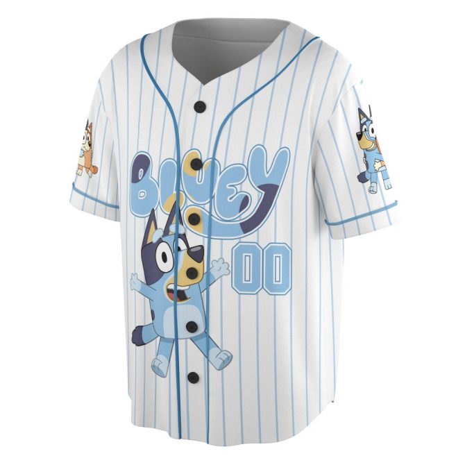 Customizable Kids' Cartoon Baseball Jersey - Fun Character Print - Add Your Name! - Image 4