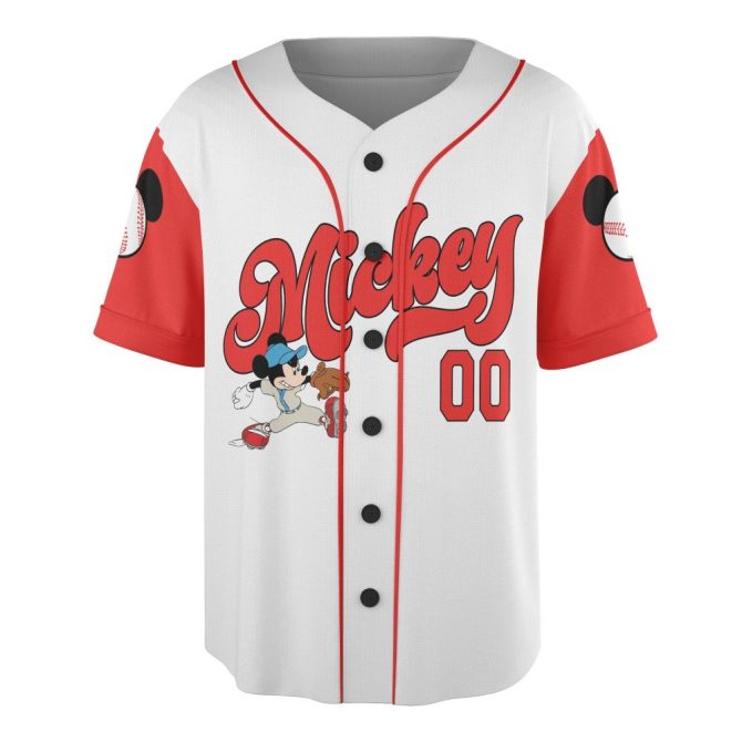 Customizable Kids' Baseball Jersey With Cartoon Character - Add Your Name For A Unique Gift! - Image 2