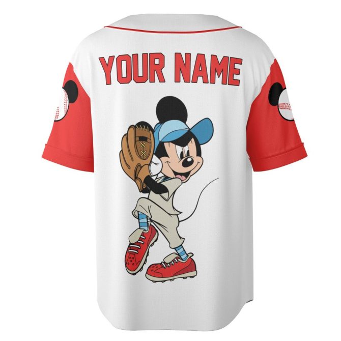 Customizable Kids' Baseball Jersey With Cartoon Character - Add Your Name For A Unique Gift! - Image 3