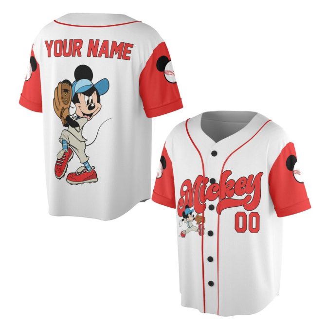 Customizable Kids' Baseball Jersey With Cartoon Character - Add Your Name For A Unique Gift! - Image 4