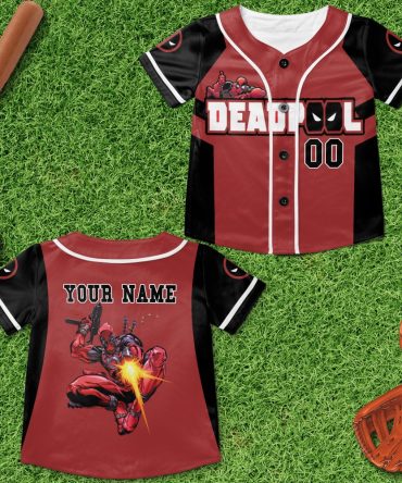 Customizable Superhero Baseball Jersey – Personalized Name & Number – Perfect For Fans!