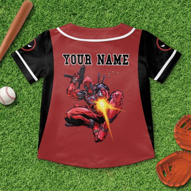 Customizable Superhero Baseball Jersey – Personalized Name & Number – Perfect For Fans! - Image 2
