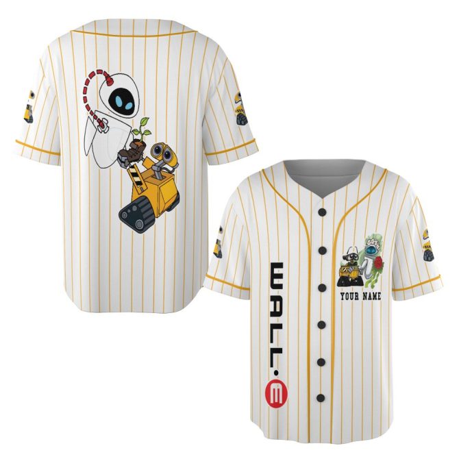Custom Kids Baseball Jersey - Cute Robot Design - Personalized Name - Perfect Gift! - Image 4