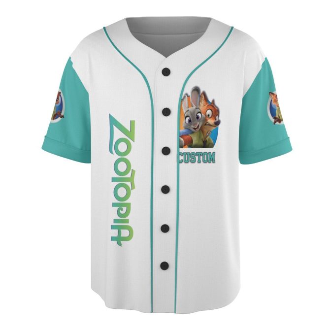 Custom Zootopia Kids' Baseball Jersey - Fun & Vibrant Animal Design - Perfect For Little Fans! - Image 6