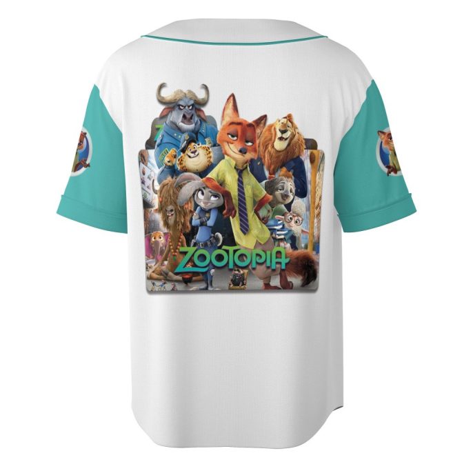 Custom Zootopia Kids' Baseball Jersey - Fun & Vibrant Animal Design - Perfect For Little Fans! - Image 4