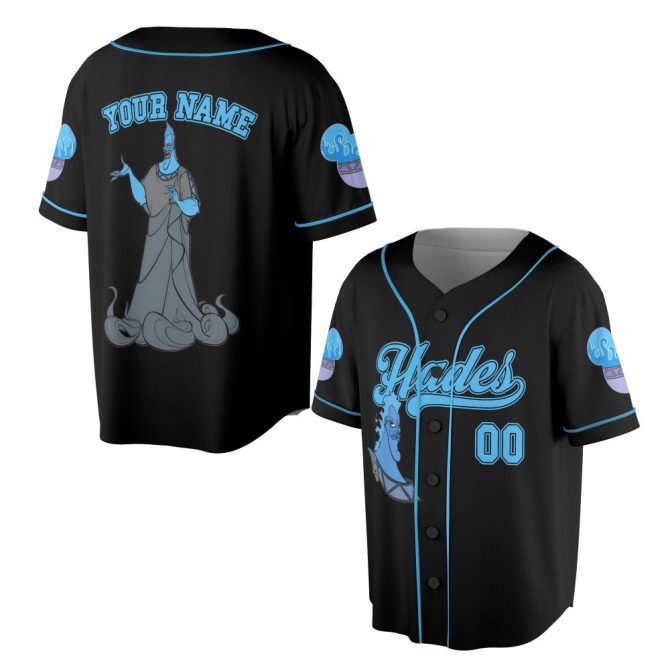 Custom Kids' Hades Baseball Jersey – Personalized Name & Number, Unique Design - Image 3