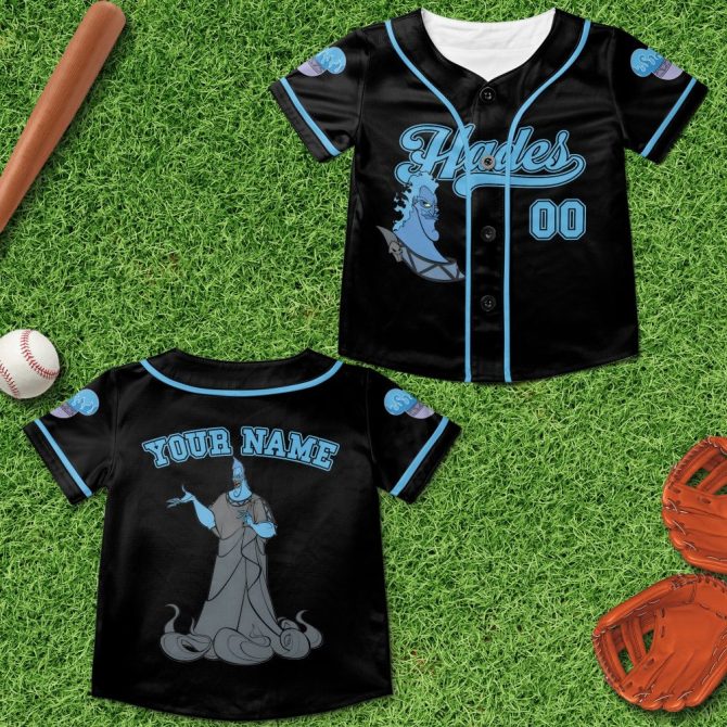 Custom Kids' Hades Baseball Jersey – Personalized Name & Number, Unique Design