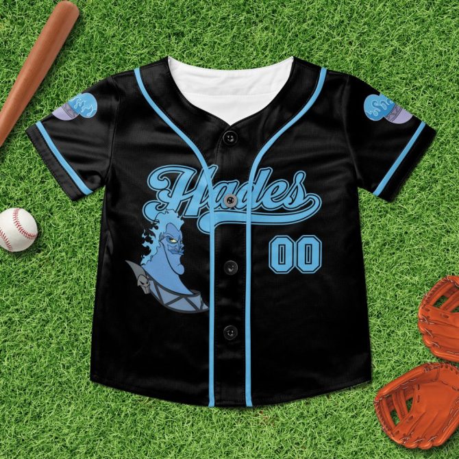 Custom Kids' Hades Baseball Jersey – Personalized Name & Number, Unique Design - Image 6