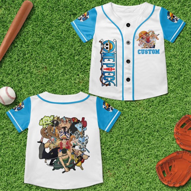 Custom Anime Baseball Jersey - Vibrant One Piece Design For Fans - Image 4