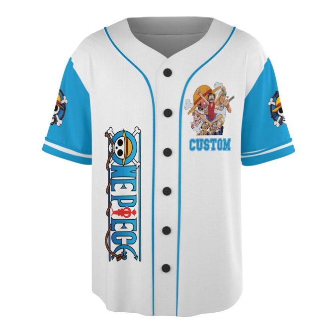 Custom Anime Baseball Jersey - Vibrant One Piece Design For Fans - Image 3
