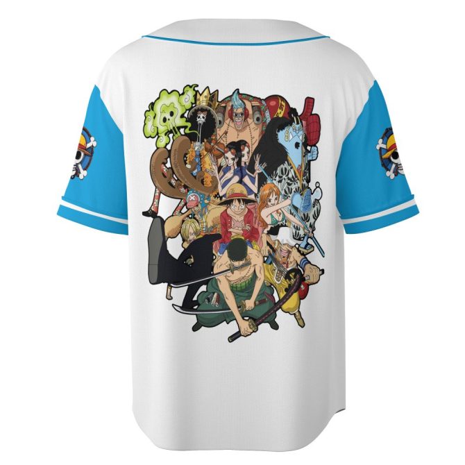 Custom Anime Baseball Jersey - Vibrant One Piece Design For Fans - Image 2