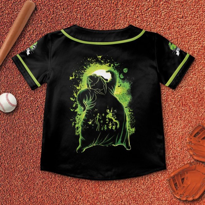 Custom Oogie Boogie Baseball Jersey - Glow In The Dark Halloween Shirt - Image 3