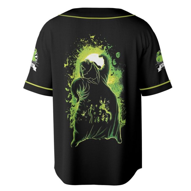Custom Oogie Boogie Baseball Jersey - Glow In The Dark Halloween Shirt - Image 6