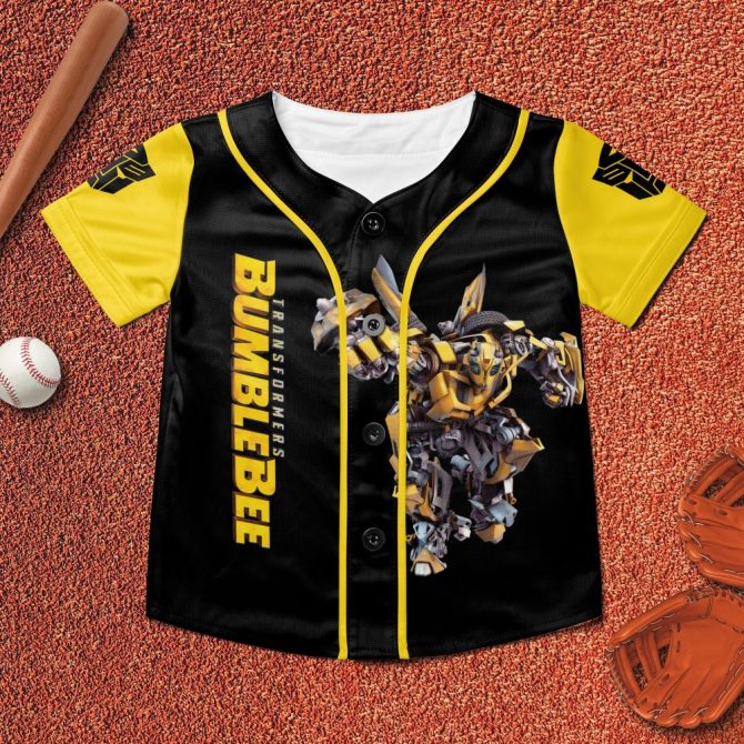 Customizable Bumblebee Baseball Jersey - Transform Your Style With Personalized Name! - Image 5