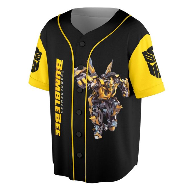 Customizable Bumblebee Baseball Jersey - Transform Your Style With Personalized Name! - Image 6