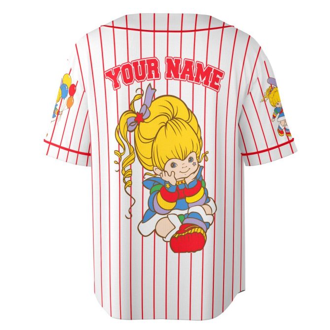 Personalized Rainbow Brite Baseball Jersey - Custom Name & Number, Vintage Cartoon Style - Image 3