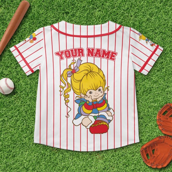 Personalized Rainbow Brite Baseball Jersey - Custom Name & Number, Vintage Cartoon Style - Image 6