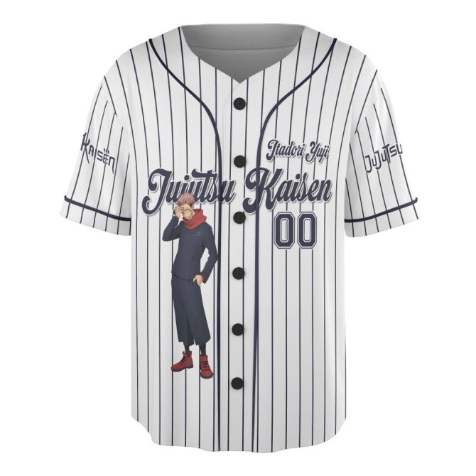 Custom Anime Baseball Jersey - Stylish Jujutsu Kaisen Design For Fans - Image 2