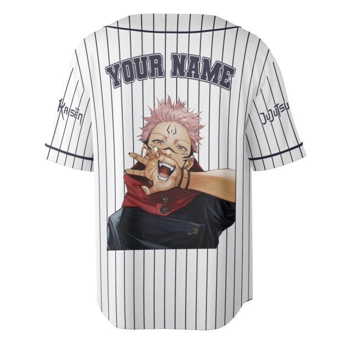 Custom Anime Baseball Jersey - Stylish Jujutsu Kaisen Design For Fans - Image 3