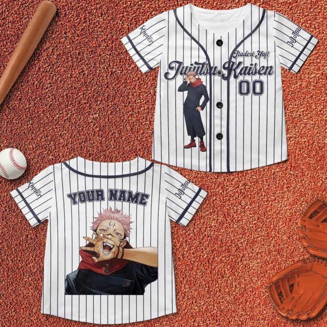 Custom Anime Baseball Jersey - Stylish Jujutsu Kaisen Design For Fans - Image 4