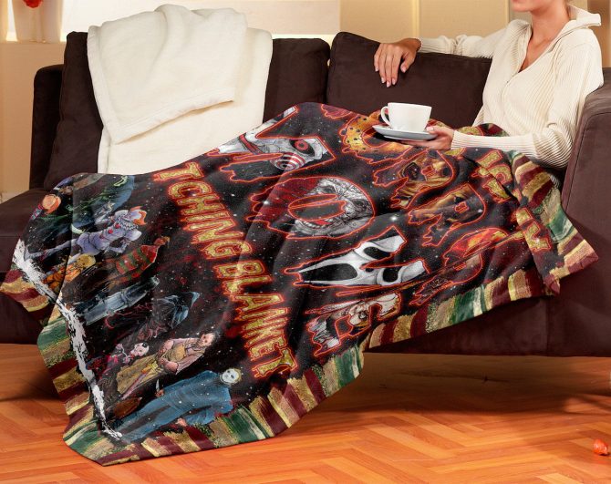 Custom Horror Movie Watching Blanket – Personalized Cozy Gift For Fans - Image 3