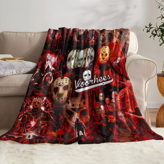 Cozy Horror Movie Night Blanket – Soft, Warm, And Perfect For Fans! - Image 2