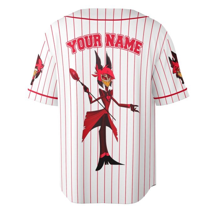 Customizable Cartoon Baseball Jersey - Add Your Name & Number - Fun & Stylish Design! - Image 5