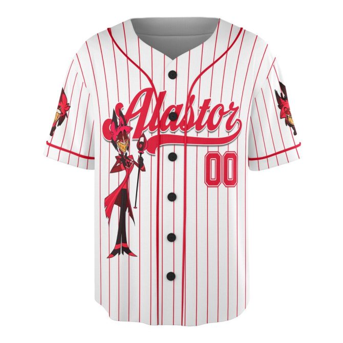 Customizable Cartoon Baseball Jersey - Add Your Name & Number - Fun & Stylish Design! - Image 6