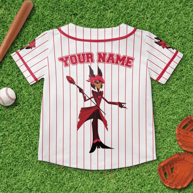 Customizable Cartoon Baseball Jersey - Add Your Name & Number - Fun & Stylish Design! - Image 3