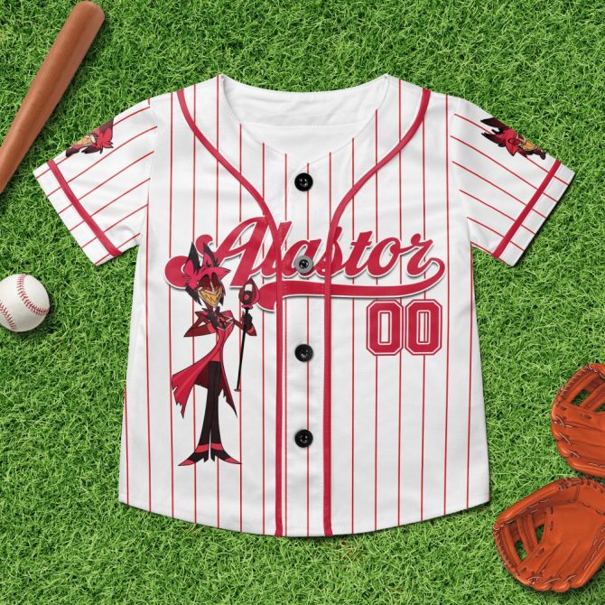 Customizable Cartoon Baseball Jersey - Add Your Name & Number - Fun & Stylish Design! - Image 2