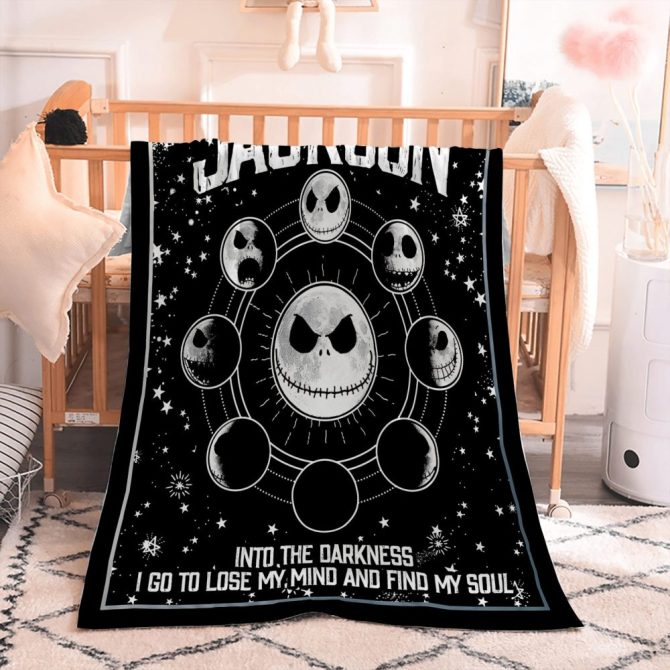 Custom Name Nightmare Moon Blanket - Personalized Cozy Gift For Fans - Image 2