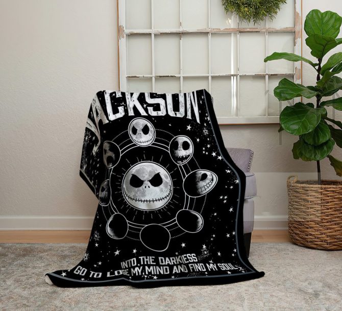 Custom Name Nightmare Moon Blanket - Personalized Cozy Gift For Fans - Image 3