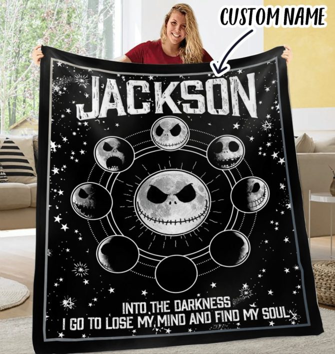 Custom Name Nightmare Moon Blanket - Personalized Cozy Gift For Fans