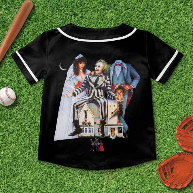 Custom Horror-Themed Baseball Jersey - It'S Showtime Graphic Tee For Fans - Image 5