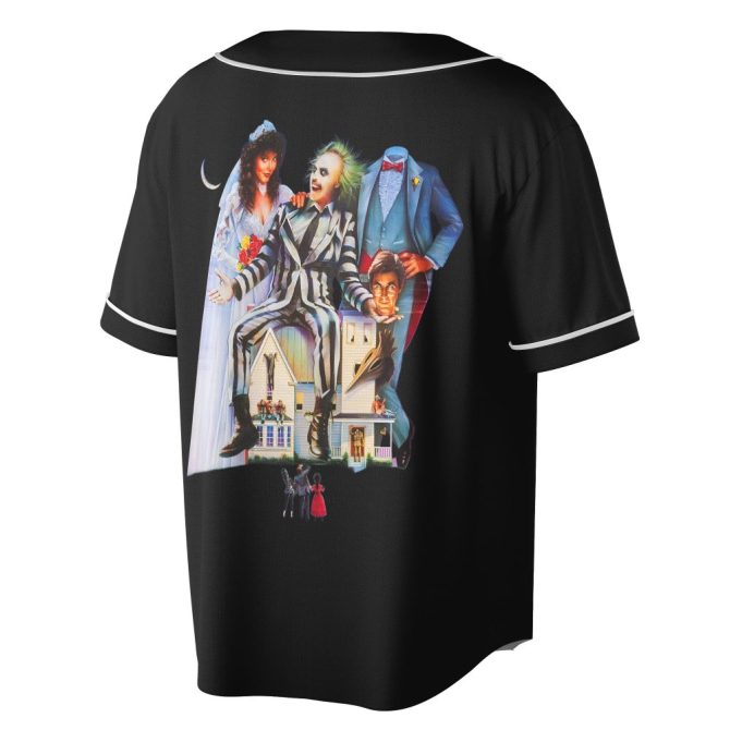 Custom Horror-Themed Baseball Jersey - It'S Showtime Graphic Tee For Fans - Image 3
