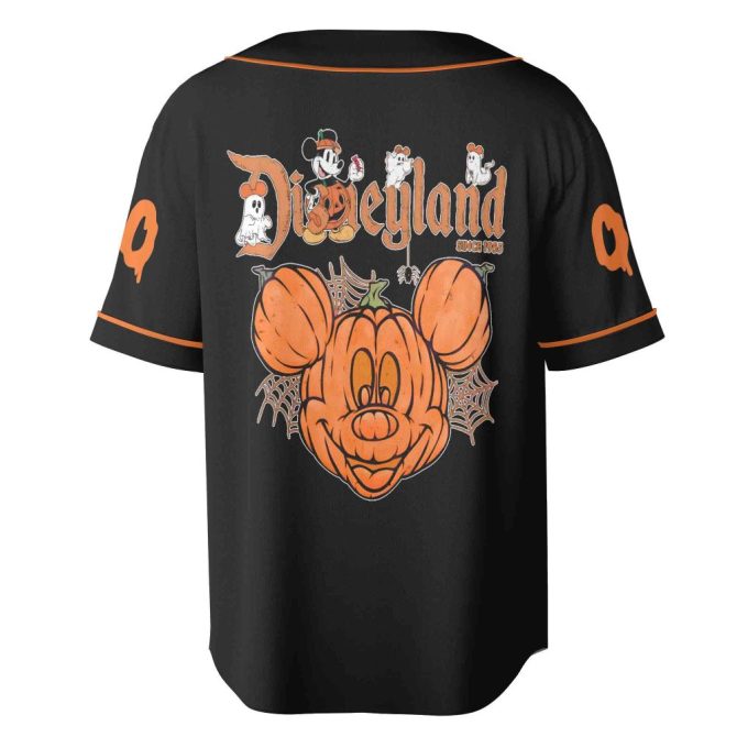 Spooky Disneyland Mickey Halloween Jersey – Customize Your Name – Limited Edition - Image 3