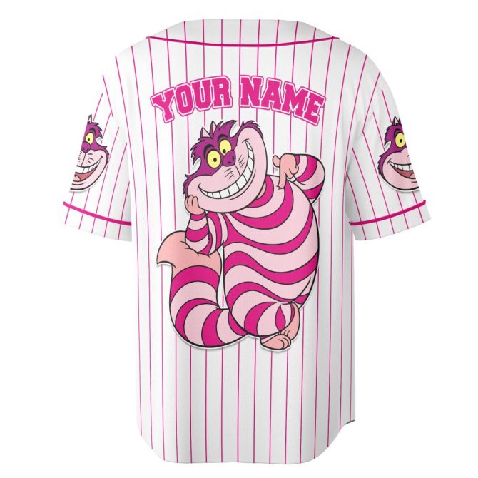 Customize Your Alice In Wonderland Baseball Jersey – Cheshire Cat Design, Perfect Gift! - Image 3