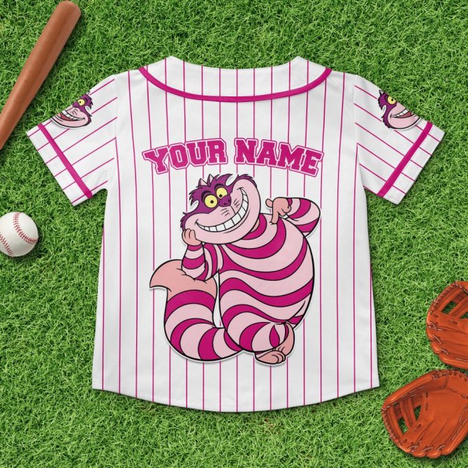 Customize Your Alice In Wonderland Baseball Jersey – Cheshire Cat Design, Perfect Gift! - Image 5