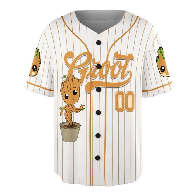 Customizable Cute Tree Baseball Jersey - Fun Sports Shirt For Fans - Image 3