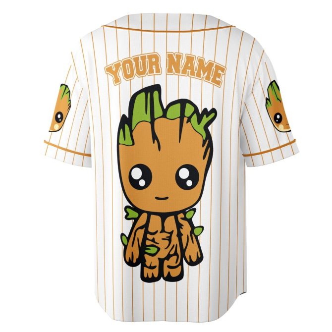 Customizable Cute Tree Baseball Jersey - Fun Sports Shirt For Fans - Image 2